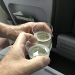 Icelandair Champagne toast